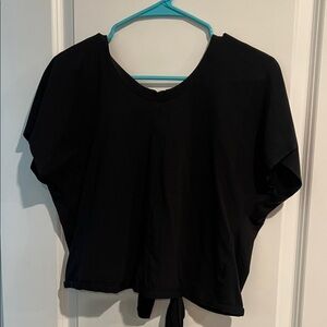 lululemon athletica Black Crop Top